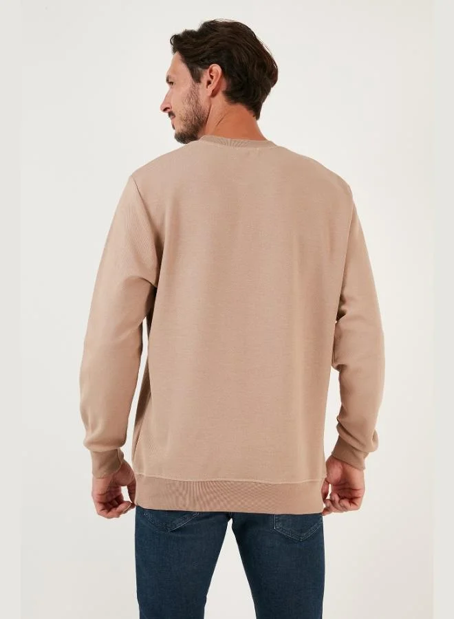 Buratti  Buratti Cotton Crew Neck Regular Fit Basic Sweatshirt Men's SWEAT 5905521 for Men | Best Price UAE
