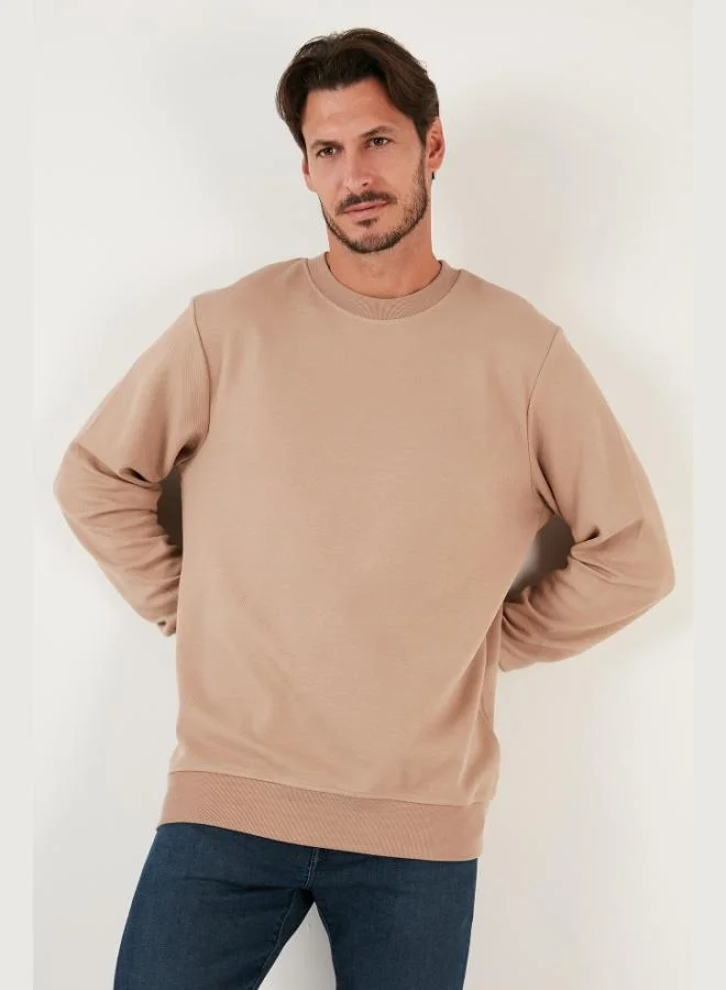 Buratti  Buratti Cotton Crew Neck Regular Fit Basic Sweatshirt Men's SWEAT 5905521 for Men | Best Price UAE