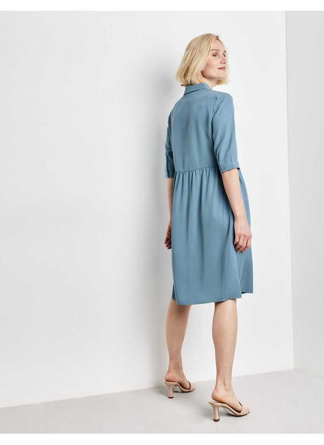 GERRY WEBER Lyocell dress with a subtle shimmer  - Image 5