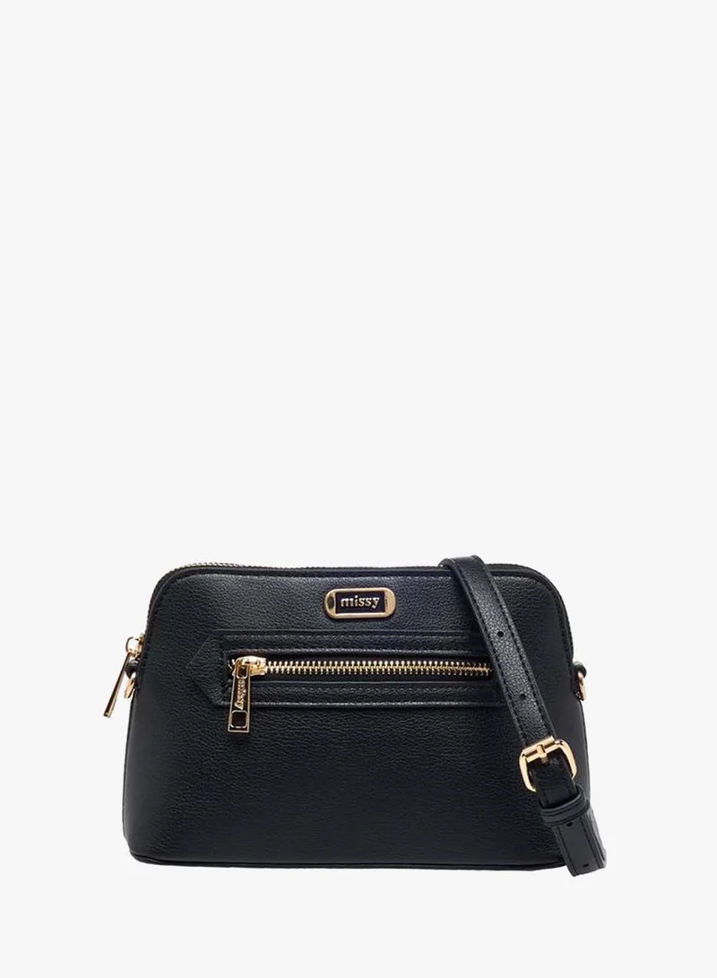Missy Monogram Print Crossbody Bag With Adjustable Strap