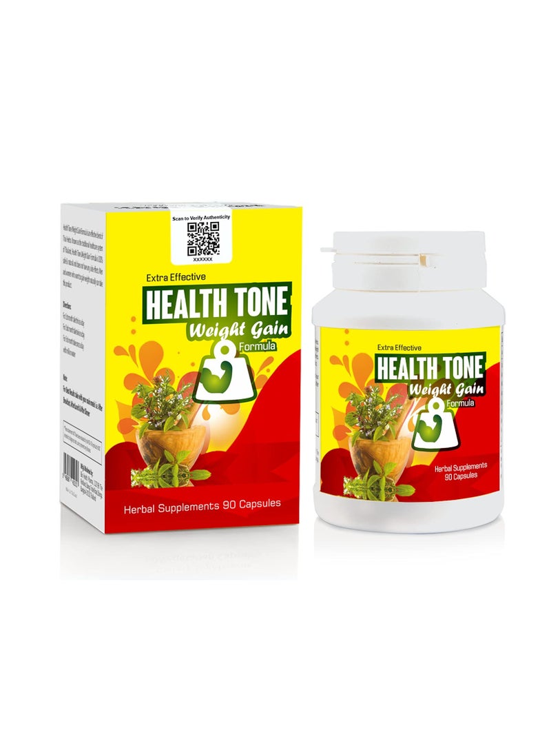 Health Tone Extra Effective Weight Gain Capsules - 90 Capsules