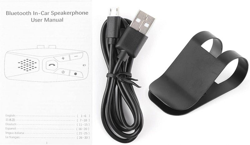 woobles Wireless Car Speakerphone Bluetooth Hand‑Free Speaker MP3 Player Universal for Car - Image 4