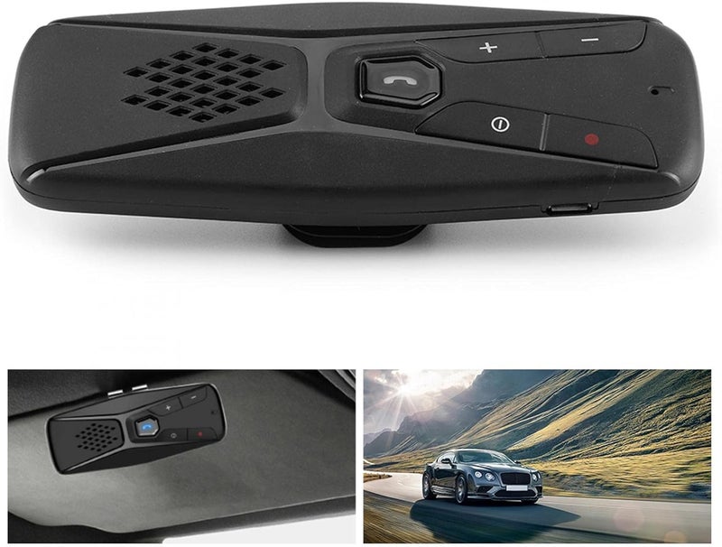 woobles Wireless Car Speakerphone Bluetooth Hand‑Free Speaker MP3 Player Universal for Car - Image 2