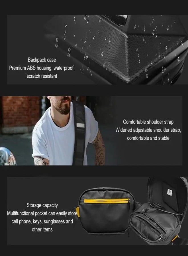 AUTOPOWERZ LED Display Backpack with APP Control | Waterproof Smart Bag with Adjustable Shoulder Straps & USB Charging Port | Customizable Pixel Art Display (Pack of 1) - Image 3