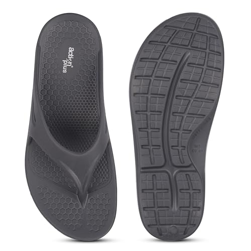 Action Men Dark Grey Slippers APTM0014DGGY07 - Image 5