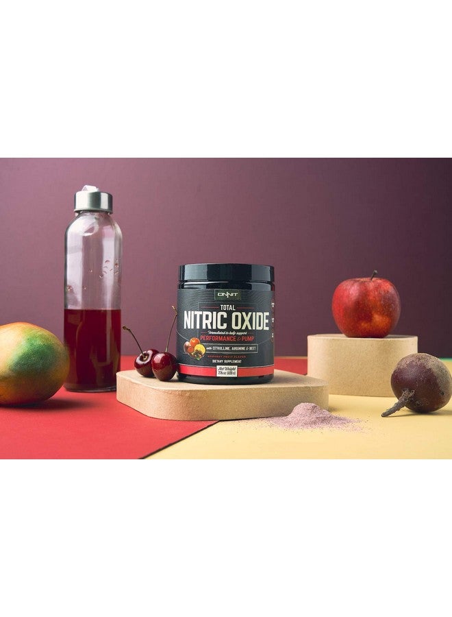 ONNIT Total Nitric Oxide - Caffeine Free Pre Workout Powder w/Beet Root, L Arginine & L Citrulline Malate | Boost Energy & Recovery | Harvest Fruit Flavor - Image 4