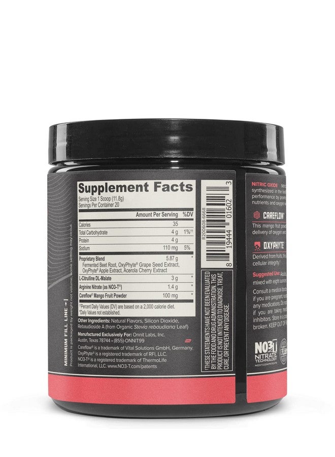 ONNIT Total Nitric Oxide - Caffeine Free Pre Workout Powder w/Beet Root, L Arginine & L Citrulline Malate | Boost Energy & Recovery | Harvest Fruit Flavor - Image 2
