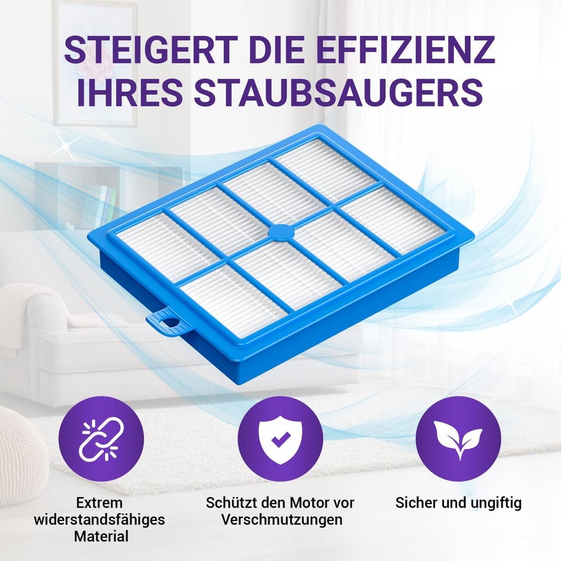 Vioks.pro Viоks.pro 3x Vacuum Cleaner Hepa Filter Replacement for AEG Battery Vacuum Cleaner Filter HEPA13 AFS1W EFH12 EFS1W & Philiрs HEPA Filter FC8038/01 - Motor Filter Vacuum Cleaner Philiрs FC9150 & Air - Image 3