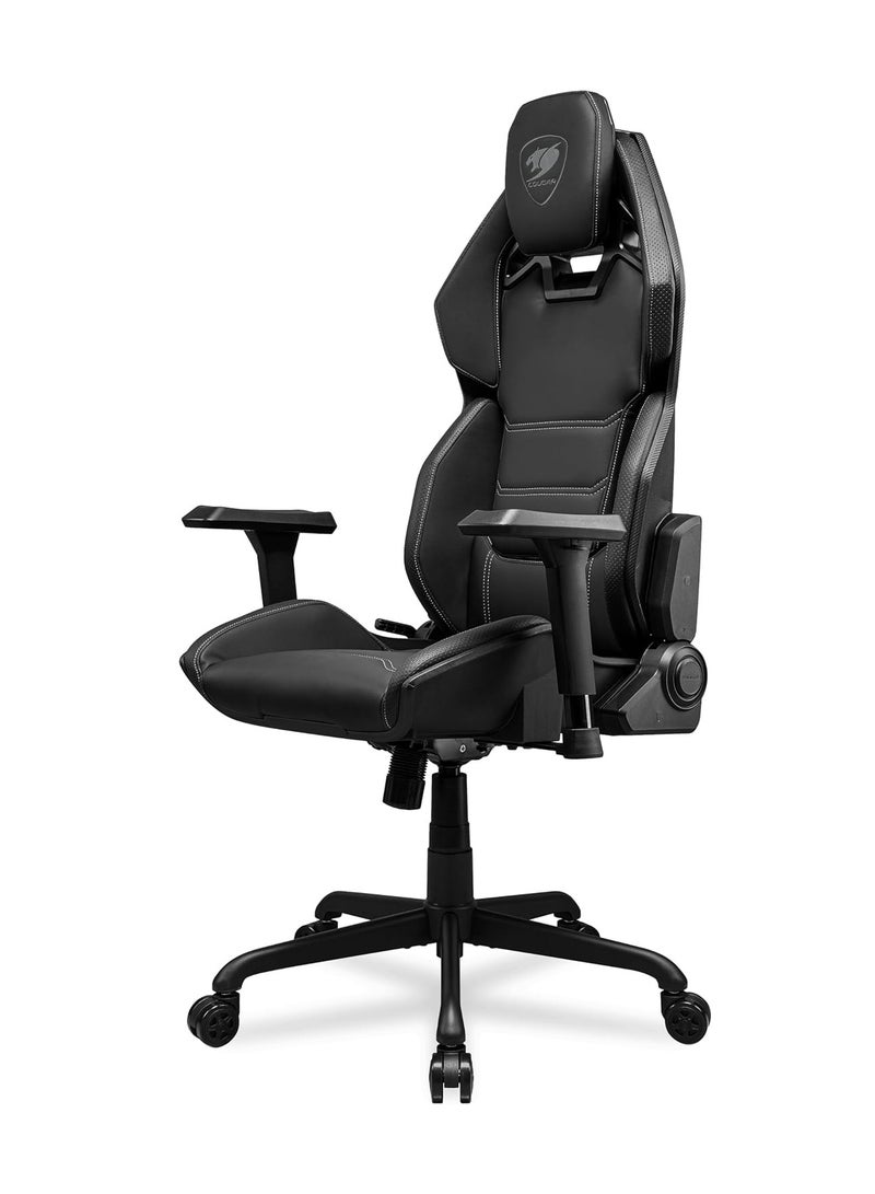 Cougar Hotrod Gaming Chair - Black - Ergonomic Design, Premium Breathable PVC Leather - 3D Adjustable Armrest - Reclaining Backrest up to 150º - Tilt Mechanism - 3MARXBLB.0001 - Image 1