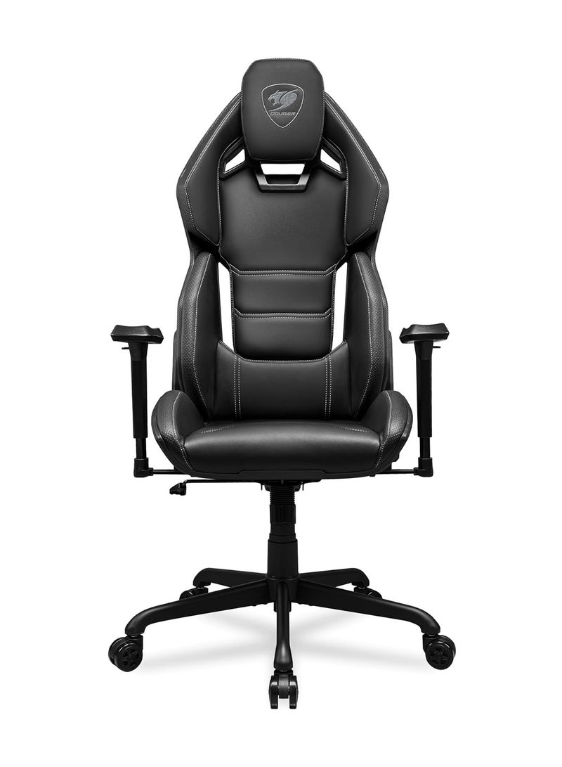 Cougar Hotrod Gaming Chair - Black - Ergonomic Design, Premium Breathable PVC Leather - 3D Adjustable Armrest - Reclaining Backrest up to 150º - Tilt Mechanism - 3MARXBLB.0001 - Image 2