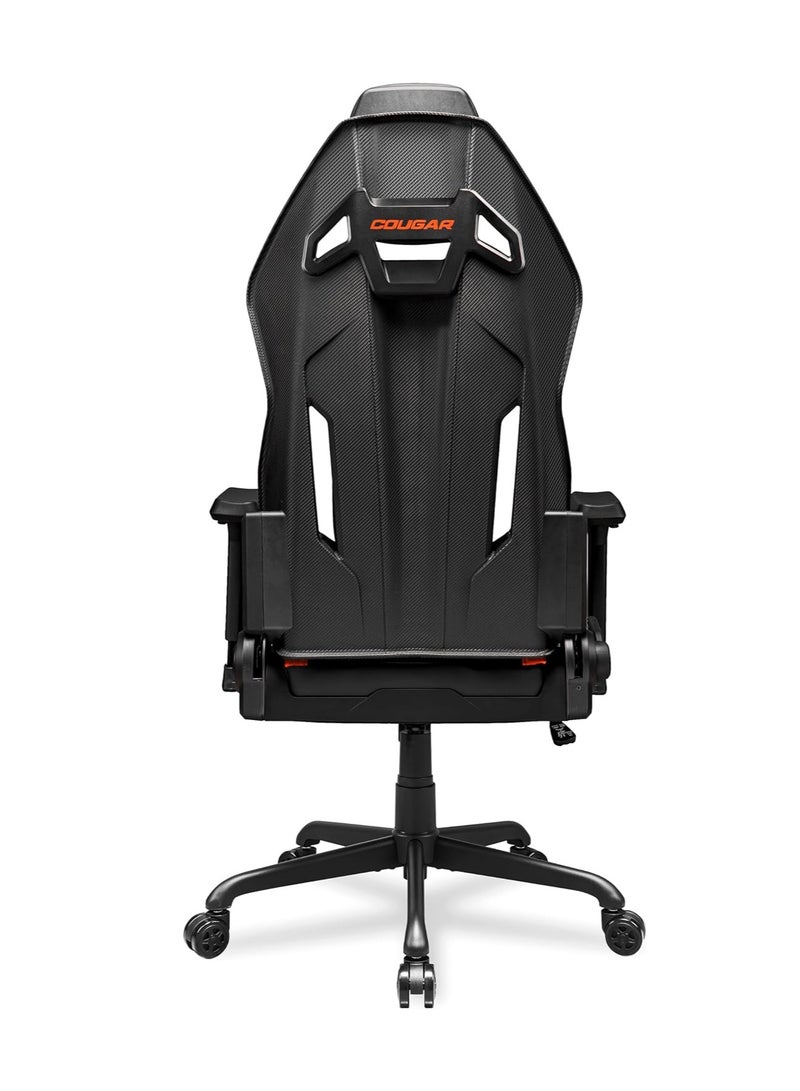 Cougar Hotrod Gaming Chair - Black - Ergonomic Design, Premium Breathable PVC Leather - 3D Adjustable Armrest - Reclaining Backrest up to 150º - Tilt Mechanism - 3MARXBLB.0001 - Image 4
