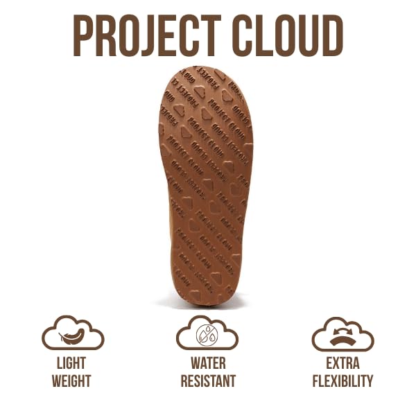 Project Cloud 100% Women's Genuine Leather Ankle Boots - Memory Foam Insole Boots for Women and Non-Slip Lace-up Fall Winter Boots for Women (Julee,TAN,7.5) - Image 4