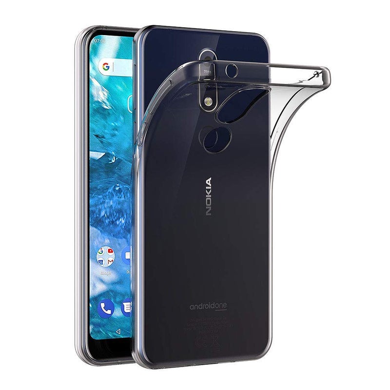 MaiJin Case for Nokia 71 584 inch Soft TPU Rubber Gel Bumper Transparent Back Cover