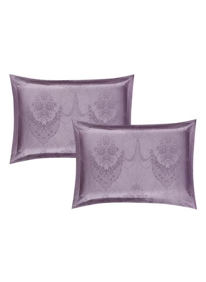 Hours Hours comforter set with a durable and soft jacquard fabric and a modern and distinctive pattern that satisfies all tastes, 8 pieces, king size  - Image 3