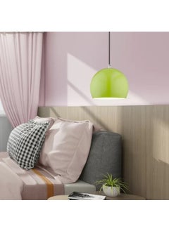Riolight Modern Green Cafes, Rooms, Kitchens, Bedside 1XE27 Single Metal Pendant Chandelier DIAMETER: 20CM  - Image 3