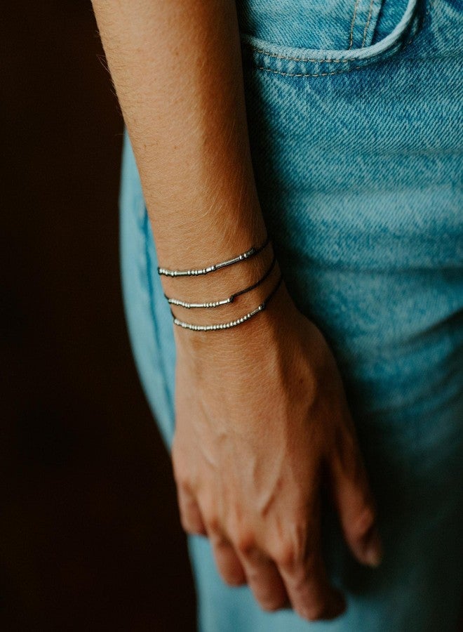 Loved Creations Sterling Silver Christian Bracelets for Women | Deuteronomy 20:4 Bible Verse Morse Code | S925 Bracelets Inspirational Gifts for Women - Image 3