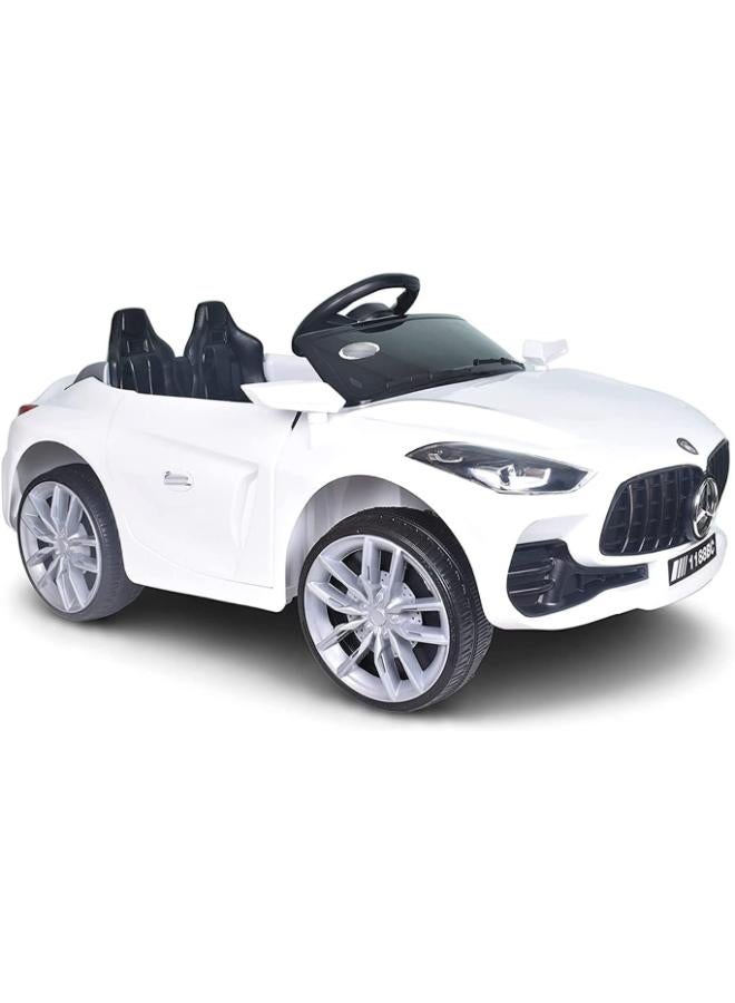 electric ride-on car for children from 1 to 7 years old, multi-colored, an electric ride-on car to add fun and enjoyment to the child. (white)