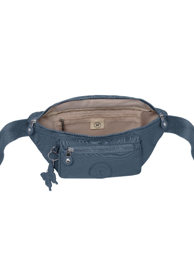 حقيبة خصر – مقاومة للماء، حزام قابل للتعديل، جيوب متعددة – أزرق فاتح – BSD-KP021