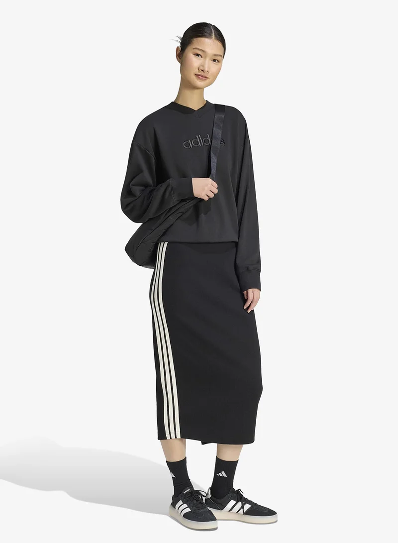 Adidas BLACK Essential Logo Sweatshirt for Women | Best Price UAE