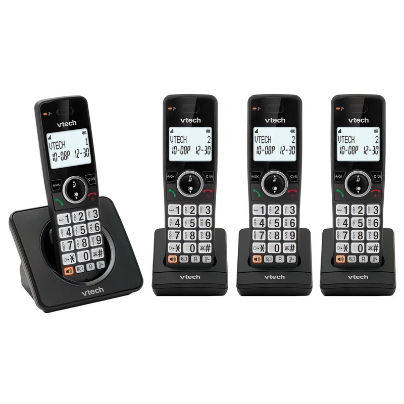 VTech EA5003 DECT Cordless Phone with Nuisance Call Blocker,Easy-to-Read Backlit Display,Landline Phone with 18 Hours Talk-time,Volume Booster,Handsfree Speakerphone,Speed Dial,4-Handset - Image 1