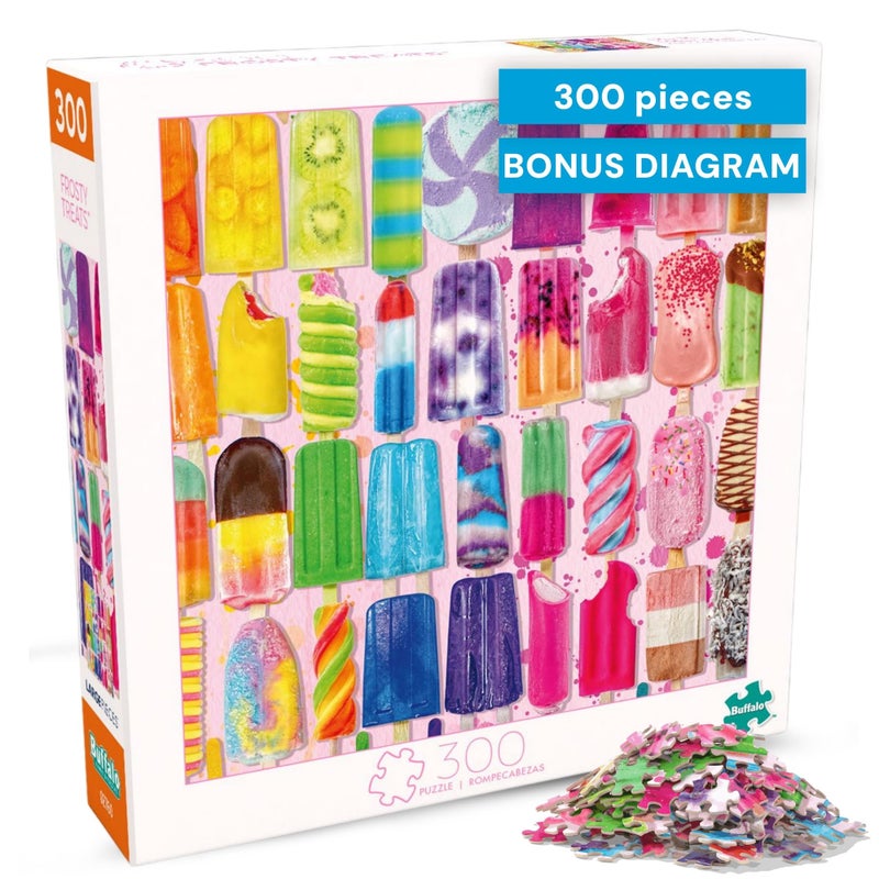 Buffalo Games - LARS - Frosty Treats - 300 Piece Jigsaw Puzzle For Adults -Challenging Puzzle Perfect for Game Nights - Finished Size is 21.25 x 15.00 - Image 1