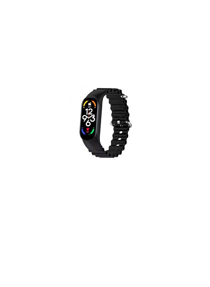 Next Store Braided Watch Band Compatible with Xiaomi Mi band 8/9, Stretchy Nylon Strap, Stylish and Comfortable Design, Perfect for Sports and Daily Use.