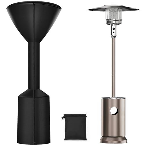 havyduti 2025 Upgrade Round Stand Up Patio Heater Covers Heavyduty and Weatherresistant Oxford Fabric Waterproof Dustproof Snowproof Windproof with Zipper and Storage Bag - Image 1