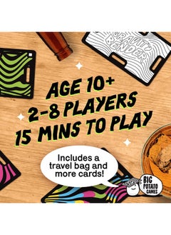 BIG POTATO Cards Vs Gravity Pro: Includes Travel Bag And Extra Cards | Fun Family Game For 2-8 Players, Best New Stacking Game (Large)  - Image 3