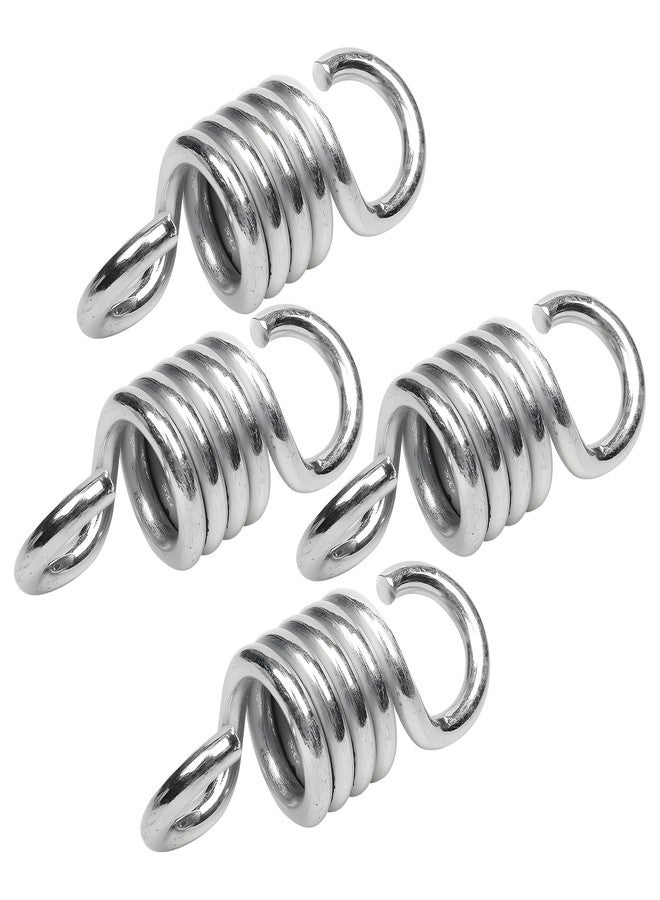 brougetme Heavy Duty Hammock Chair Springs (4-Pack) - 1300LBS Capacity Suspension Hangers for Porch Swing, Boxing Bag, Hanging Chair, Gym & Patio - High-Strength Extension Hooks - Image 1