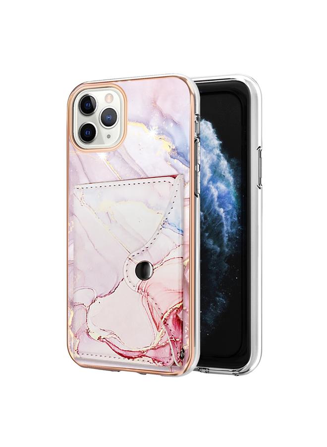 S-TOP Case For iPhone 11 Pro Max Marble Pattern IMD Card Slot Phone Case - Image 1