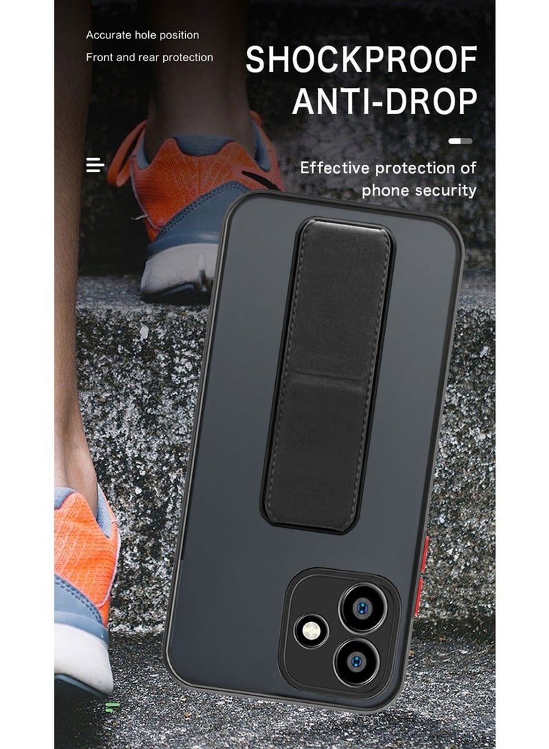 Techie Infinix Hot 30 Ultra-thin Shockproof Magnetic Matte Translucent Anti-Fingerprint Anti-Yellowing  Grip Back Cover Case. - Image 3