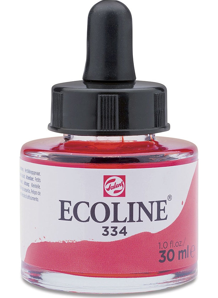 Royal Talens - Ecoline Liquid Watercolor Scarlet 334 30 ml - Image 1