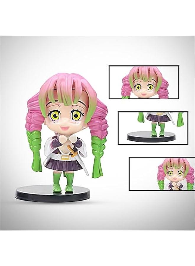 Wecoeur - Mitsuri Kanroji Doll Action Figure, Multicolor: Authentic Collectible, Special Skin Tone to Match The Anime Character, Ideal for Collectors of Demon Slaying Combat Figure DS  - Image 5