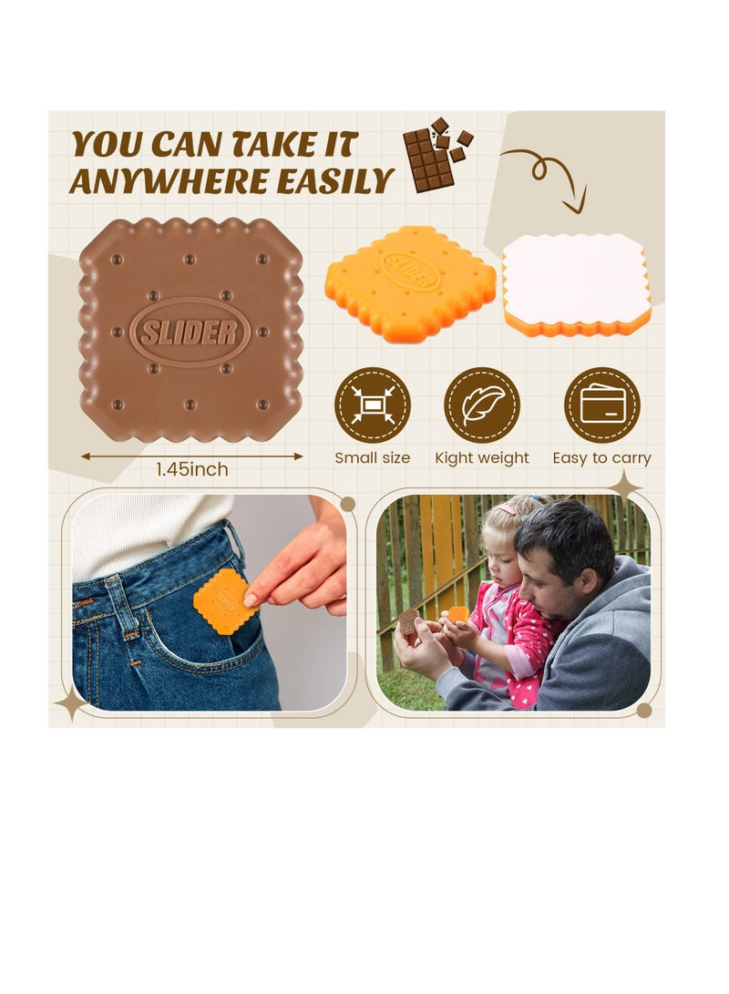 Excefore 3 Pcs Magnetic Fidget Toys, Haptic Coin Fidget Slider, Cute Donuts Biscuits Shape Autism Sensory Toys - Image 2