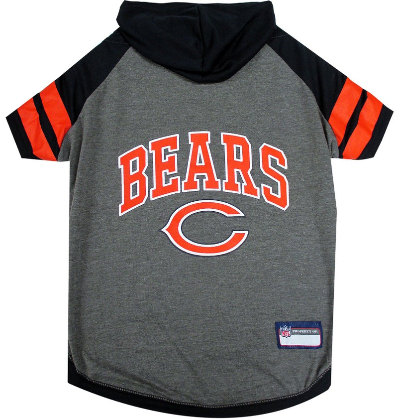 Pets First Chicago Bears Hoodie for Dogs & Cats. NFL Football Licensed Dog Hoody Tee Shirt, Small. Sports Hoody T-Shirt for Pets. Licensed Sporty Dog Shirt (CHI-4044-SM)