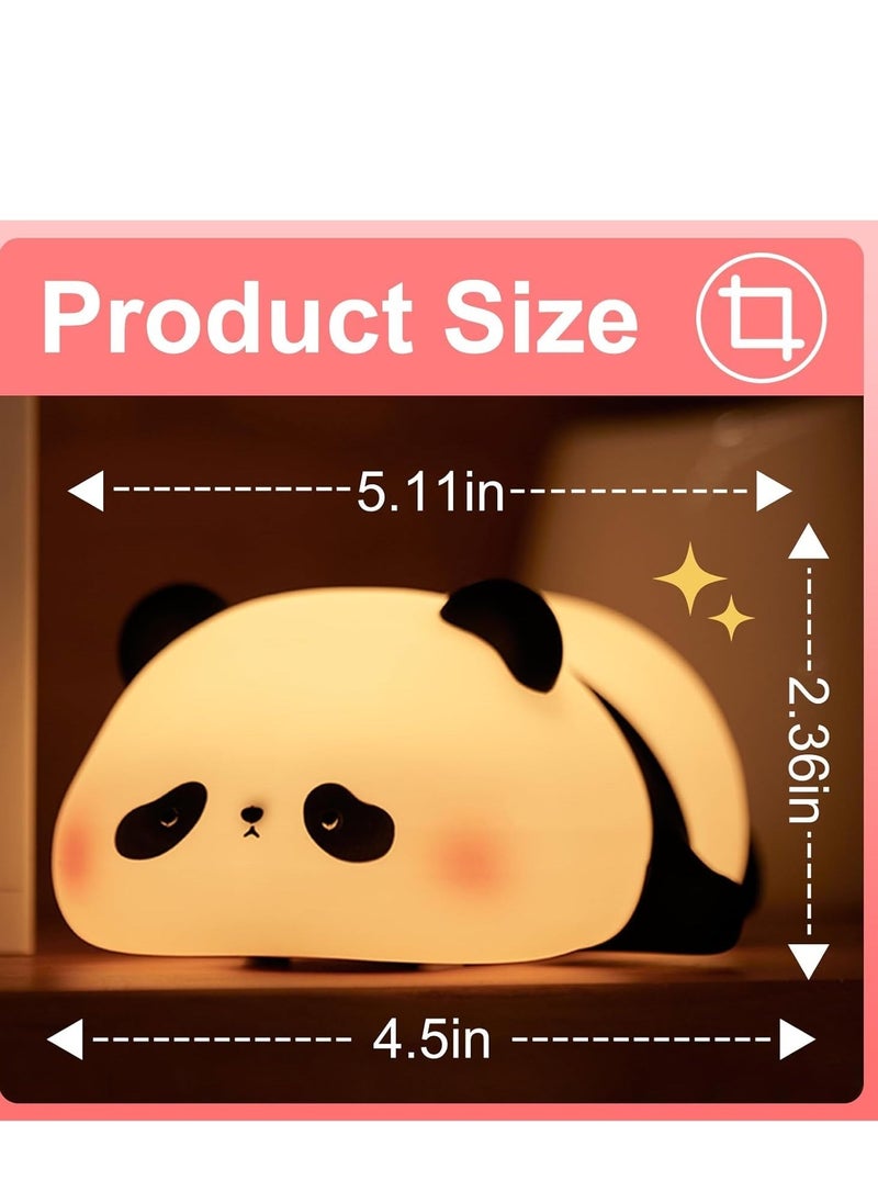 TIGER Panda Night Light for Teens, Cute LED Lamps for Teen Girls Bedroom, Clap Control Brightness, Timer Auto Shutoff, Silicone Animal Lights – Perfect Gifts for Children & Toddlers - Image 4