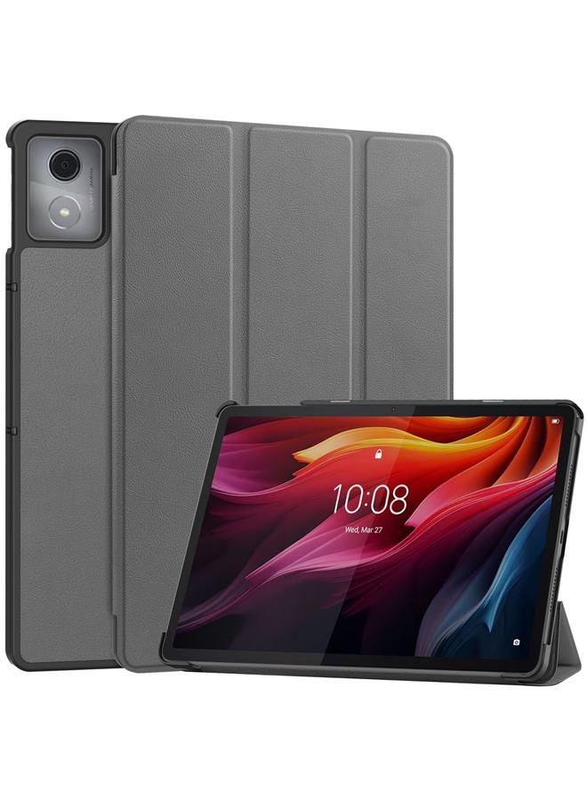 اس-توب جراب لجهاز Lenovo Tab K11 Plus، جراب جلدي ذكي بثلاث طيات، بتصميم كلاسيكي - Image 1