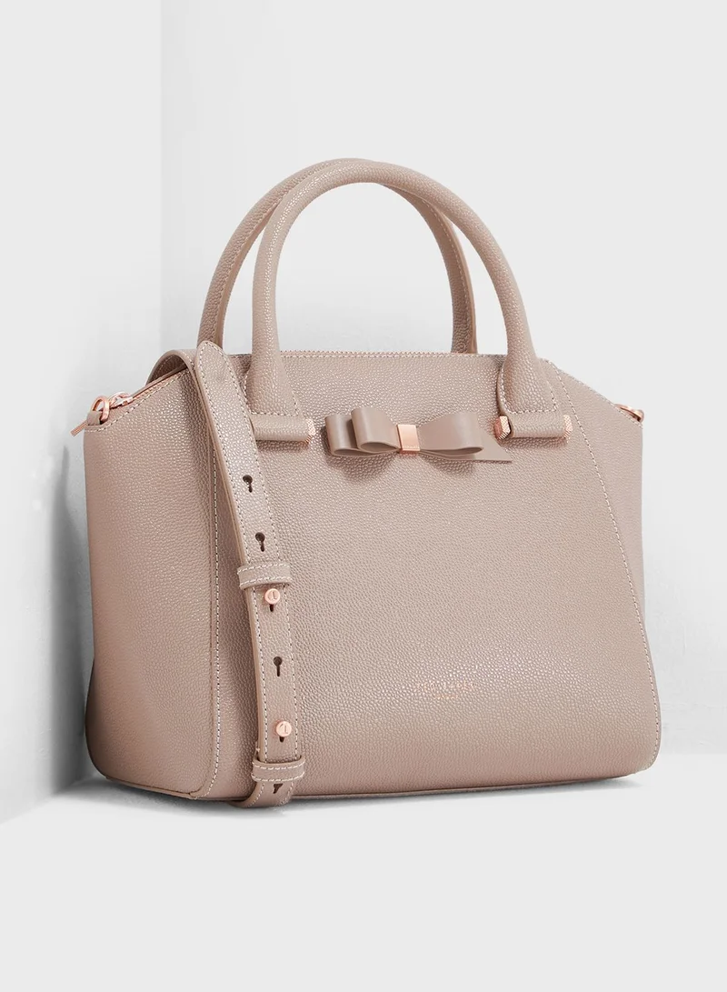 Ted Baker Janne Bow Detail Zip Tote