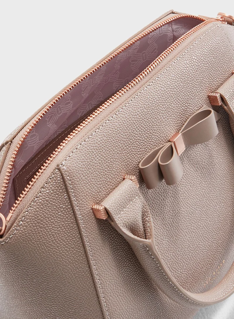 Ted Baker Janne Bow Detail Zip Tote