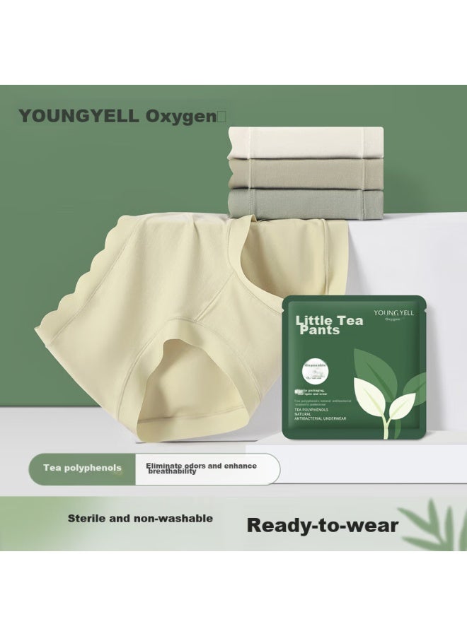 Youngyell Women's Underwear, Plus Size Modal New Style, 7a Antibacterial Pure Cotton Crotch, Mid-rise Shorts, 3-pack Gift Box Set - Image 1