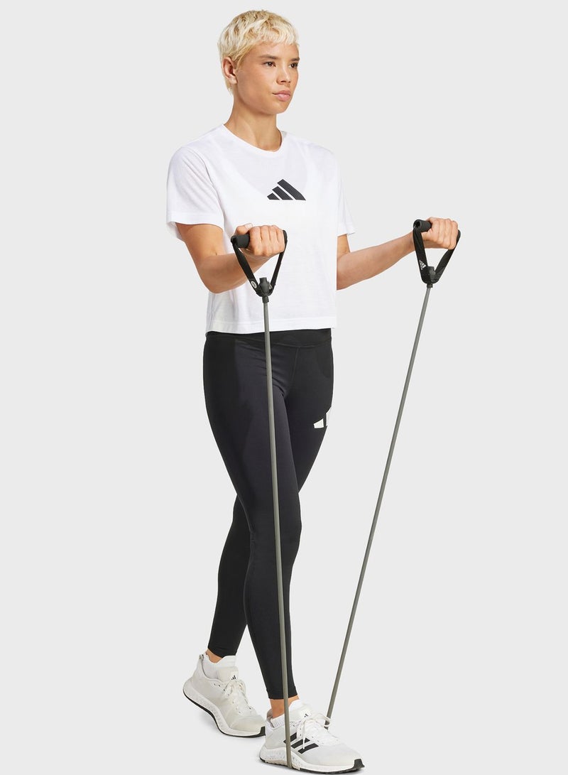 Adidas Essential Big Logo Performance Training T-Shirt - Image 5