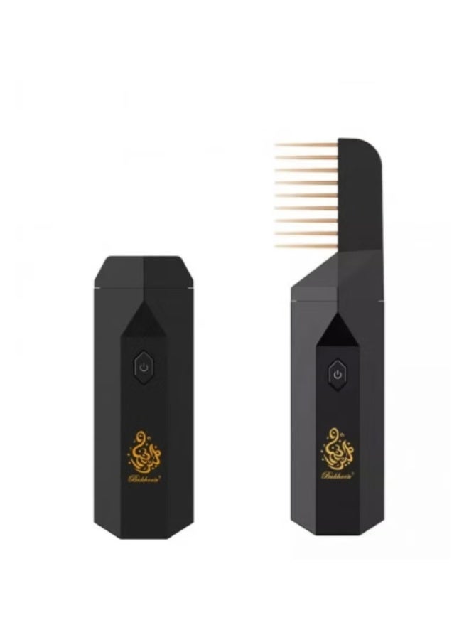 New Version Electronic Hair Steamer with Black Hair Comb Head - Image 1