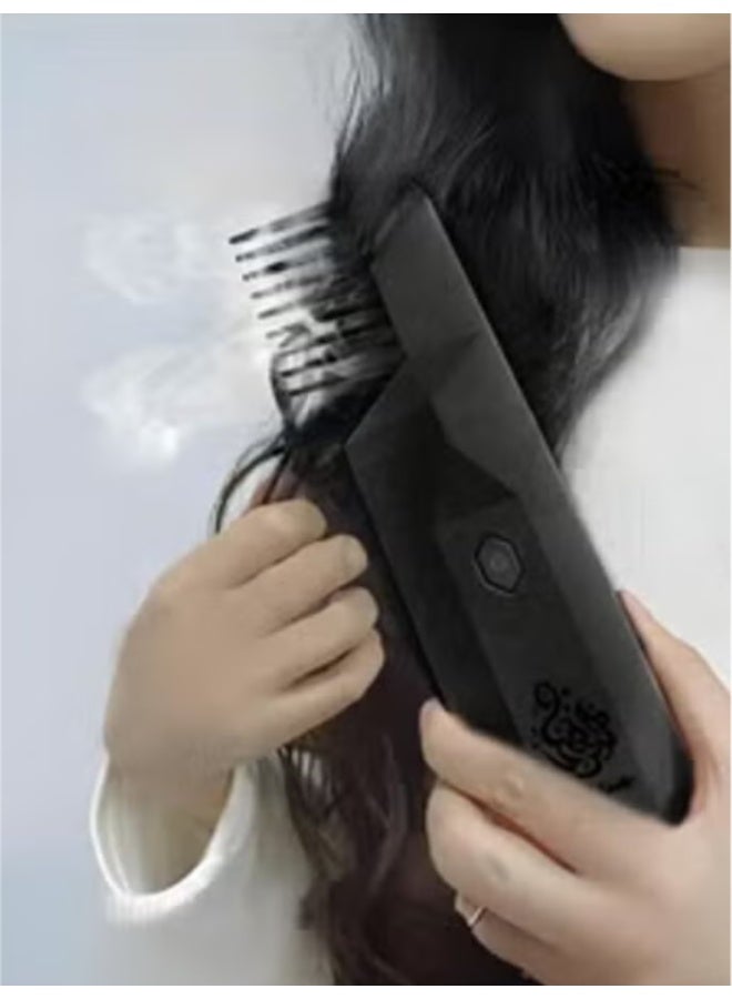 New Version Electronic Hair Steamer with Black Hair Comb Head - Image 2