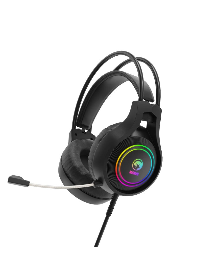 Marvo MARVO HG8921 Backlit stereo RGB Wired Gaming Headset  - Image 1
