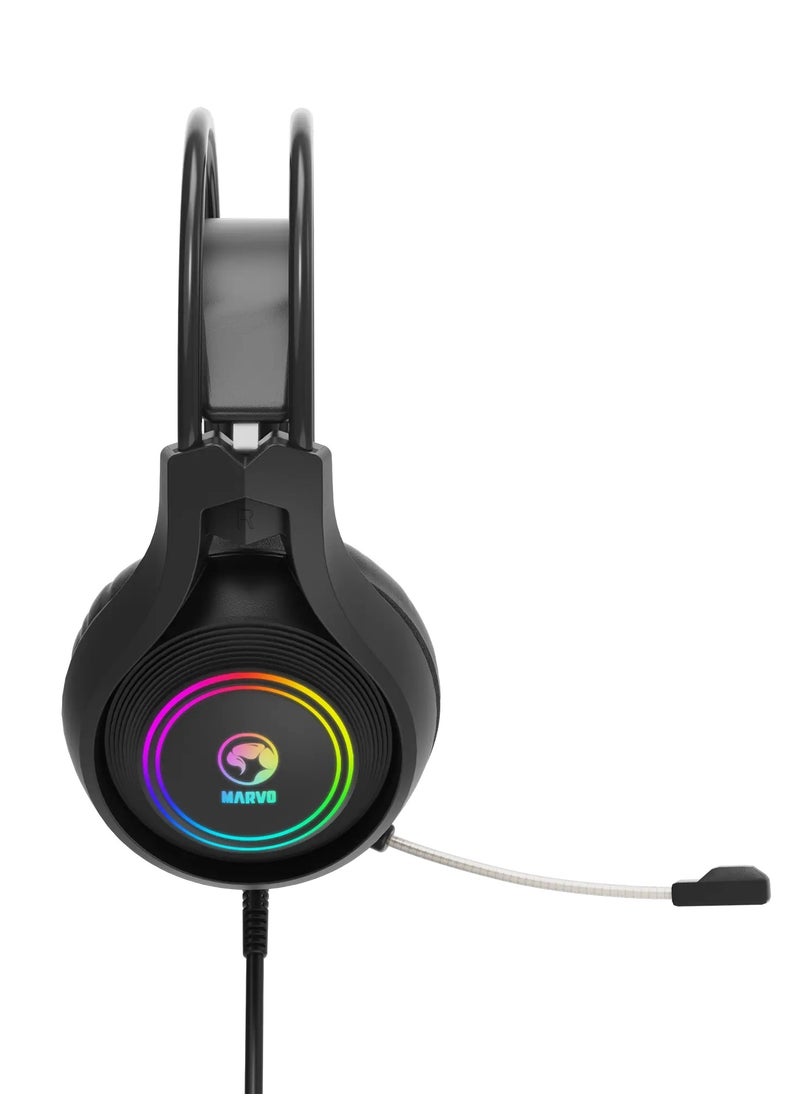 Marvo MARVO HG8921 Backlit stereo RGB Wired Gaming Headset  - Image 2