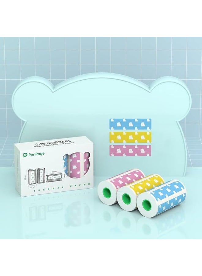 Peripage 15 mm Bear Label Paper, 56 mm x 30 mm Size - Image 4
