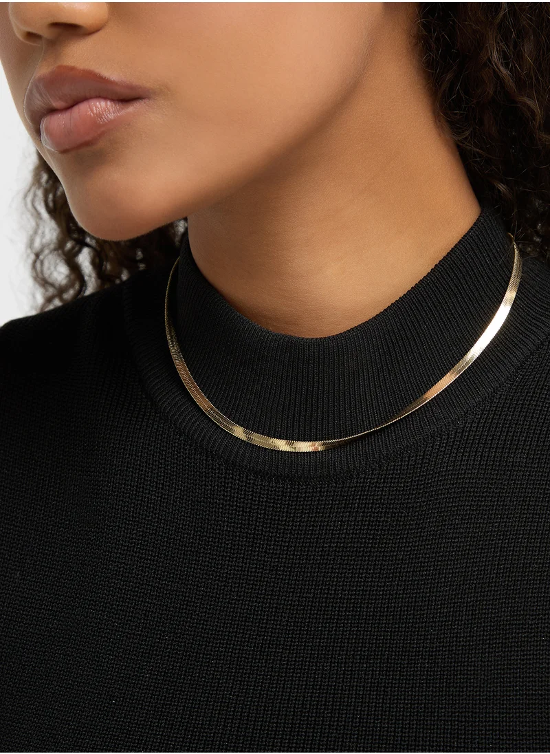 جينجر Essential Snake Chain Necklace