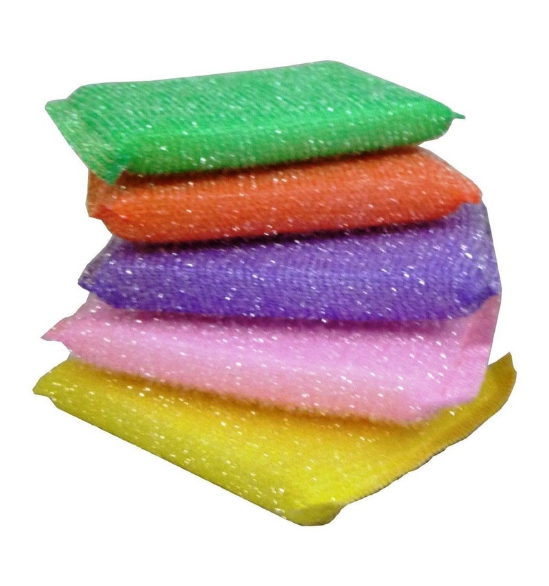 Duzzit High Quality 5 Pack Scouring Pads Washing Up Non-Stick - Image 2