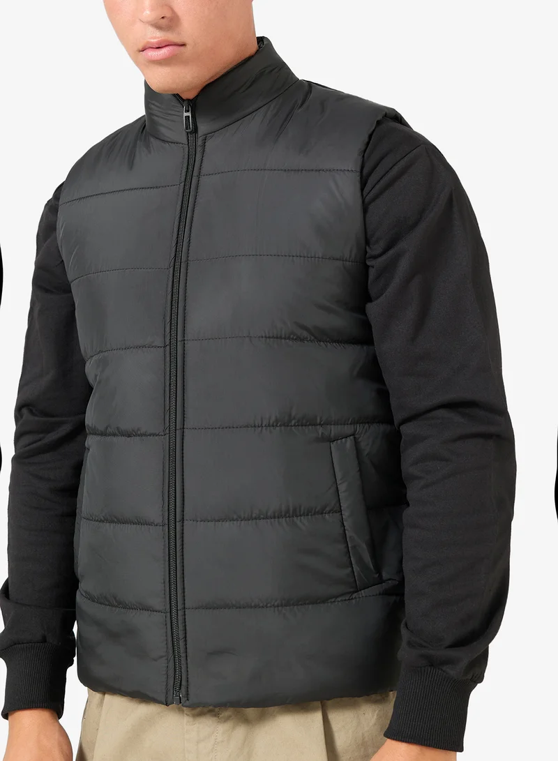 سفنتي فايف جاكيت منتفخ بغطاء رأس