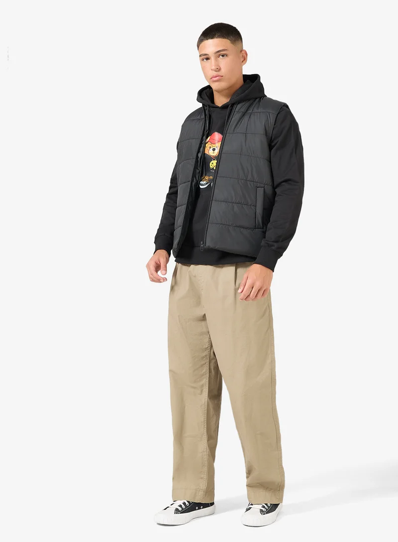 سفنتي فايف جاكيت منتفخ بغطاء رأس